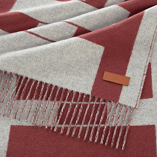 HERMES セリエ釦のニット☆カシミヤ100% Hermes Long Sleeve 100% Cashmere Mens Quarter Zip Sweater Red Sz